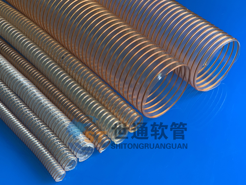 PU鋼絲軟管,PU鋼絲吸塵軟管,耐磨鋼絲軟管 PU鋼絲軟管,PU鋼絲吸塵軟管,耐磨鋼絲軟管